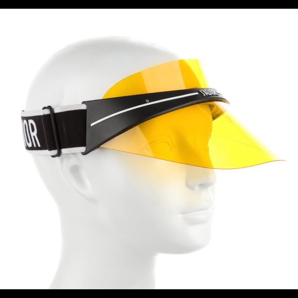 Christian Dior yellow club 1 visor